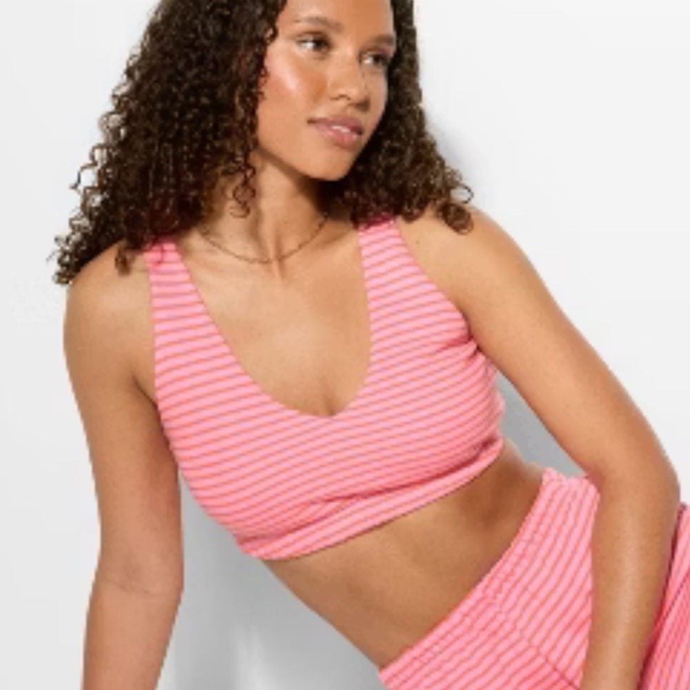 Wild Fable Women's‎ French Terry Slim Fit Deep V-Neck Tank Top